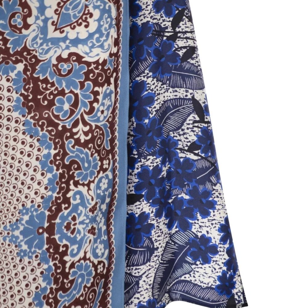NWT Weekend Max Mara SILK All-Over Patterned Midi Skirt - Picture 7 of 7